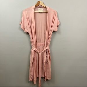 Pink Victoria's Secret Soft Short Sleeved Robe | Size Large